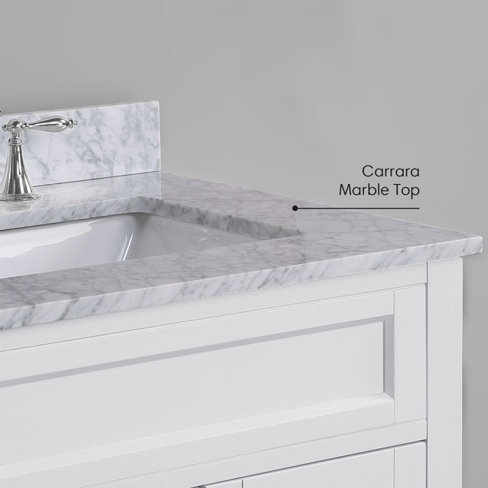 Wrought Studio Horacia 60'' Freestanding Double Bathroom Vanity with